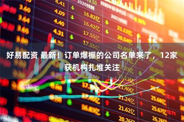 好易配资 最新！订单爆棚的公司名单来了，12家获机构扎堆关注